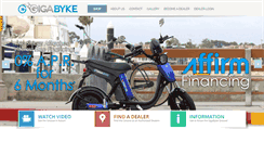 Desktop Screenshot of gigabyke.com